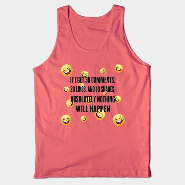 Memes - Likes and Shares Tank Top by karutees